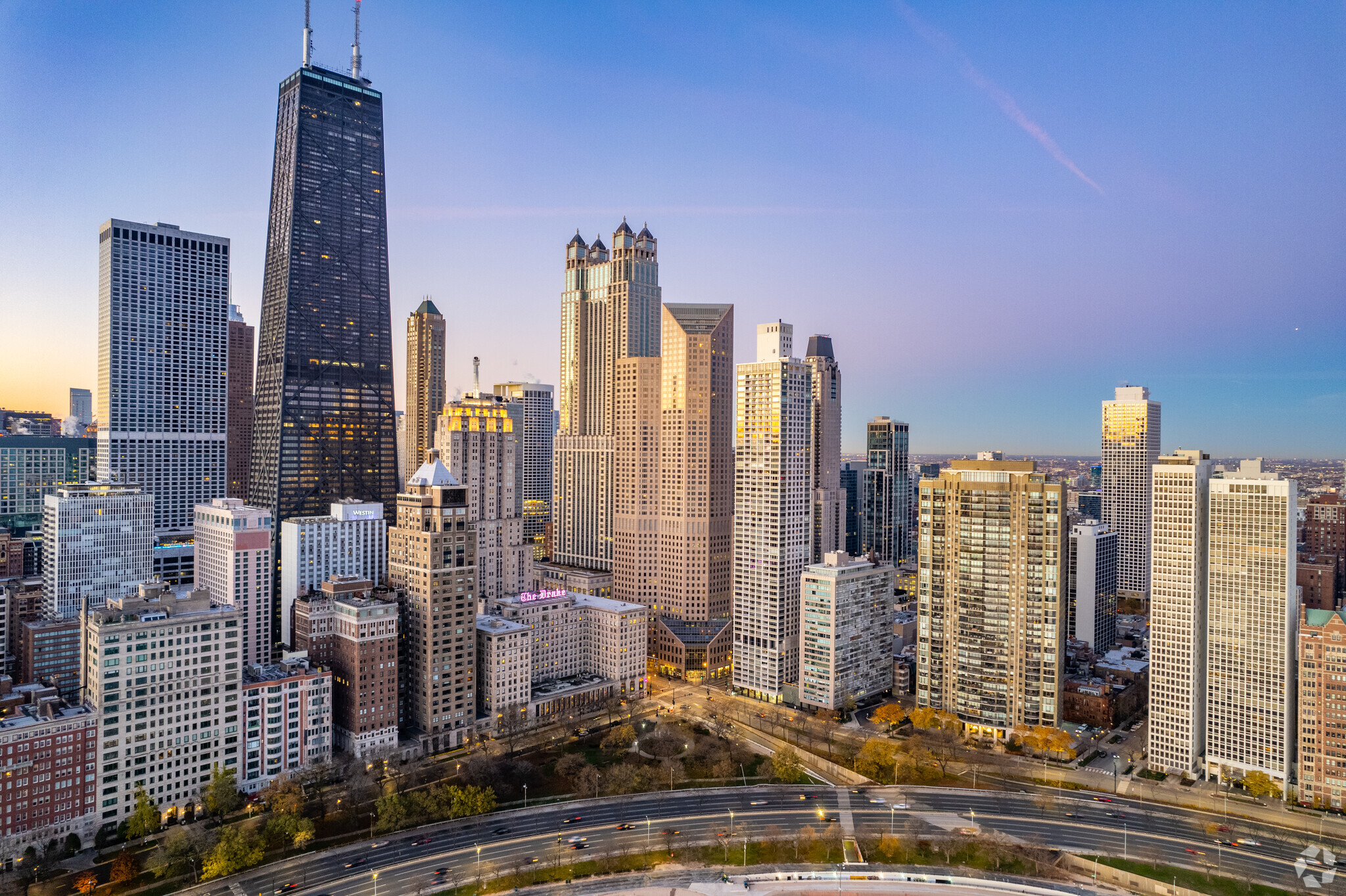 N. Michigan Avenue and Oak Street Chicago